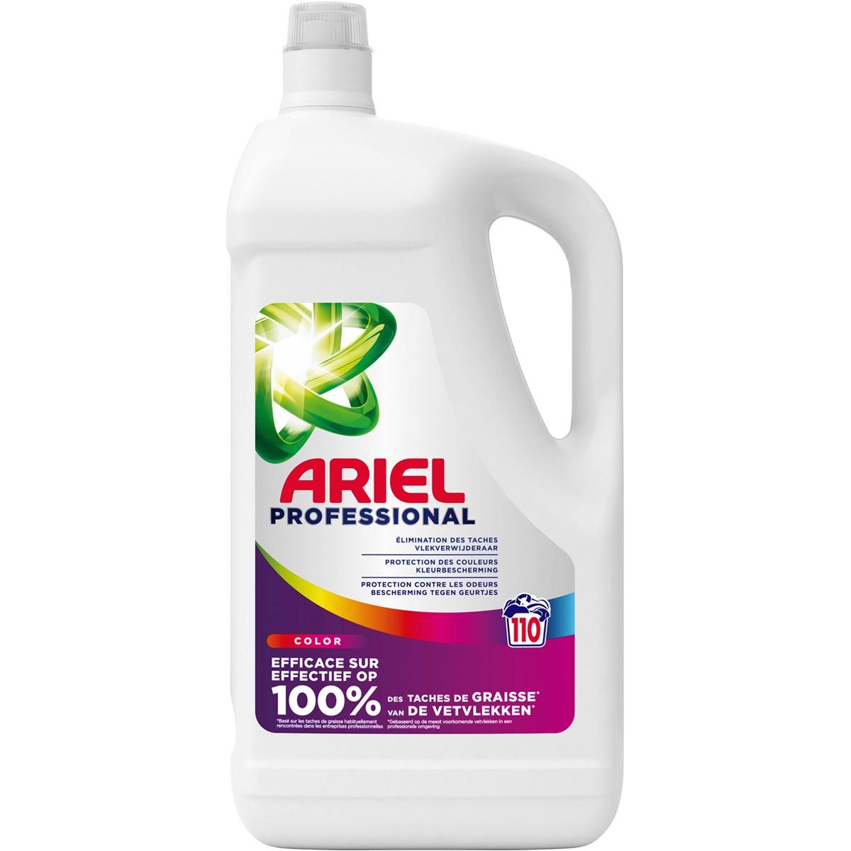 Ariel - Professional Color detergent, 4.95 liter bottle, 110 washes
