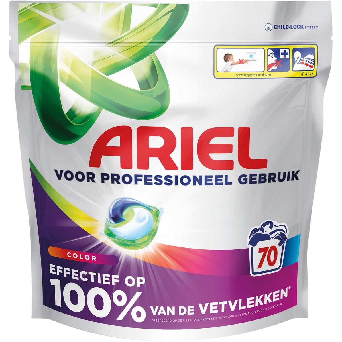Ariel -  Professional Formula All-in-1 Color wascapsules, pak van 70 stuks
