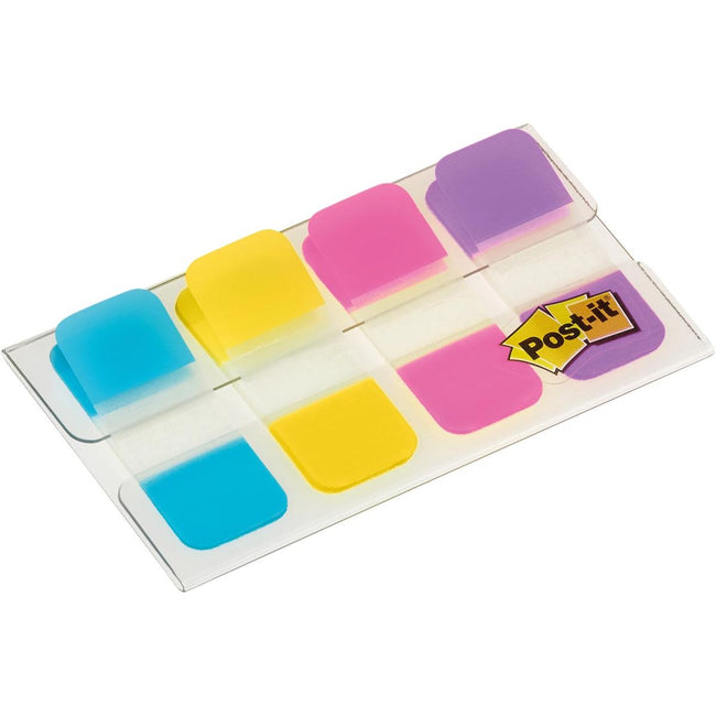 Post -it - Index Strong, Ft 15,8 x 38,1 mm, cloqueux avec 4 couleurs, 10 onglets par couleur