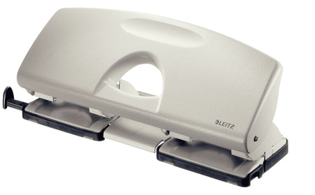 Leitz - Perforatore metallico 4 fori 25 fogli grigio