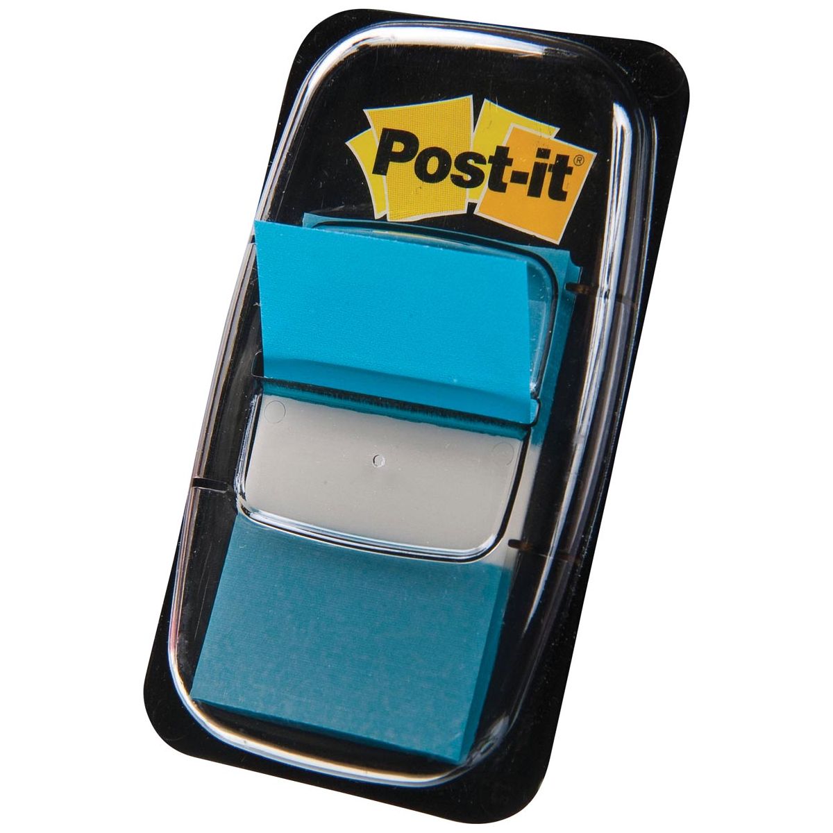 Post -it - Indexstandard, ft 24,4 x 43,2 mm, Halter mit 50 Registerkarten, Türkis