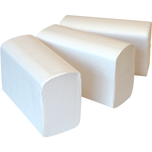 Qleaniq® -  Handdoek | Multivouw | 2-laags | papier | 20.6cm | 32cm | wit | 3000 stuks