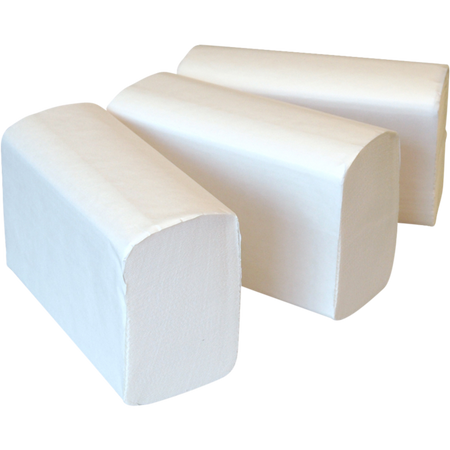 Qleaniq® - Toalla | Múltiples pliegues | 2 capas | papel | 20,6 cm | 32cm | blanco | 3000 piezas