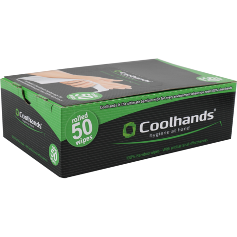 Mouchoir Coolhands® | bambou | 200x280mm | blanc | 50 pièces