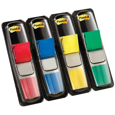 Post-it - Onglets 6834 11,9x43,1mm assortis 140 onglets