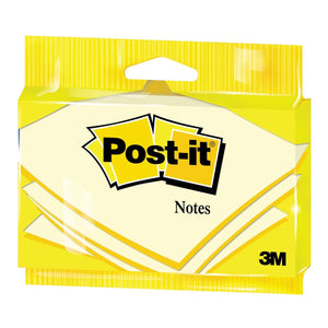 Post-it -  Notes, 100 vel, ft 76 x 127 mm, geel, op blister