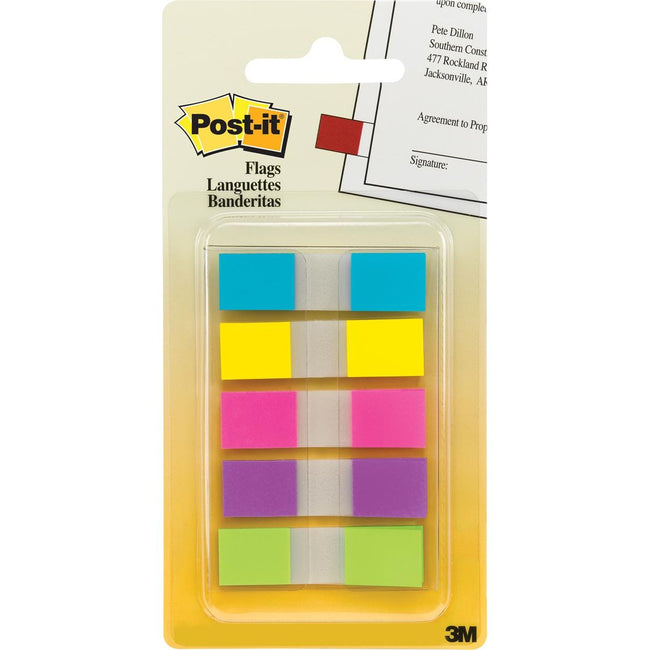 Post-it -  Index Smal geassorteerde kleuren, 3 + 2 tabs gratis