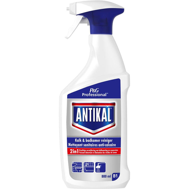 Antikal - detergente calcare e bagno 2in1, spray da 800 ml