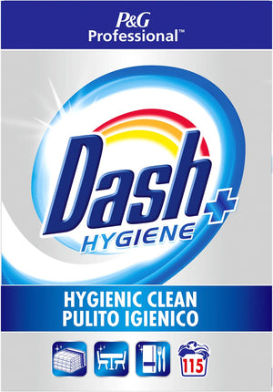 Dash - h Professional Hygiene Plus Waschpulver, Karton mit 5,75 kg, 115 Waschgänge