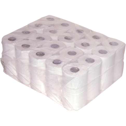 Qleaniq® | Papier toilette | 2 couches | 10cm | Basique | blanc | 40 pièces