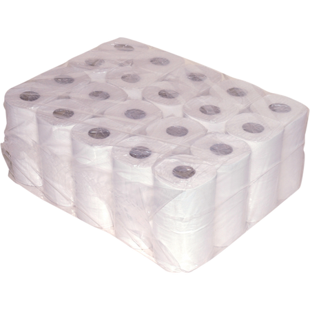 Qleaniq® - | Papel higiénico | 2 capas | 10cm | Básico | blanco | 40 piezas