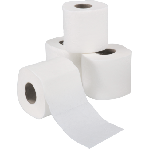Qleaniq® | Papier toilette | 2 couches | 10cm | Basique | blanc | 48 pièces