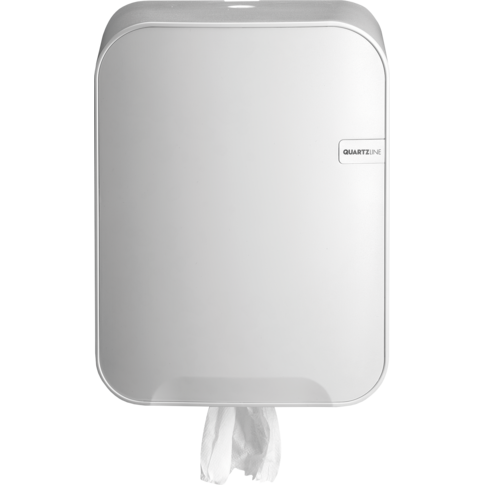 QuartzLine - QuartzLine Poetsroldispenser | Midi | 375x265x222mm | wit | 1 stuks