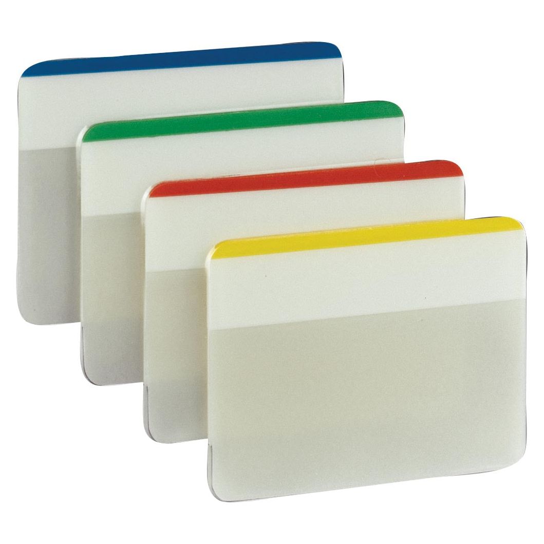 Post -it - Index Strong, Ft 50,8 x 38 mm, pour les fichiers, ensemble de 24 onglets, 4 couleurs, 6 onglets par couleur