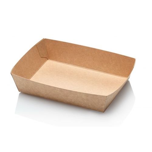 Snack container Kraft A50 160x110x40mm 100 pieces
