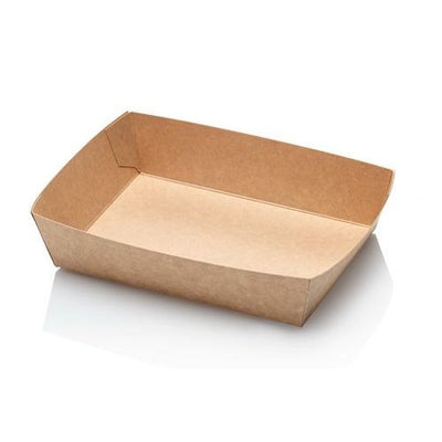 Snack container Kraft A50 160x110x40mm 100 pieces