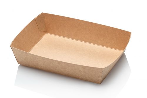 Snack container Kraft A50 160x110x40mm 100 pieces