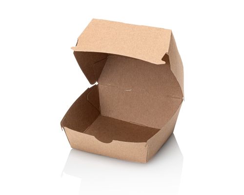 Timmers - Hamburger-Box Kraft Small 90x90x70mm 100 Stück