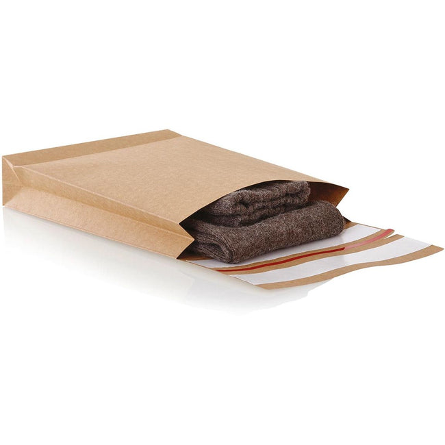 E-green -   enveloppen met blokbodem, ft 229 x 162 x 40 + 86 mm, doos van 250 stuks