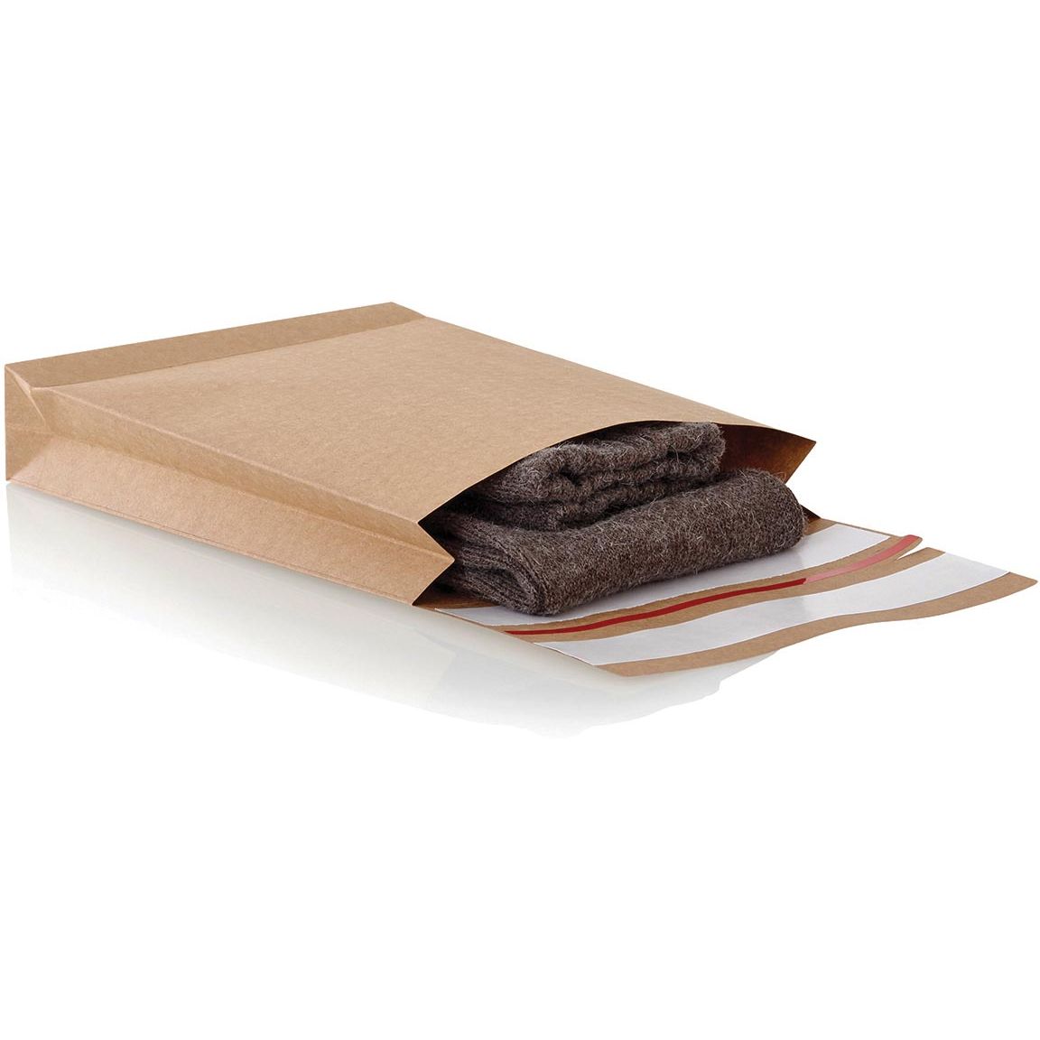 E-green - block bottom envelopes, ft 350 x 250 x 50 + 96 mm, box of 250 pieces