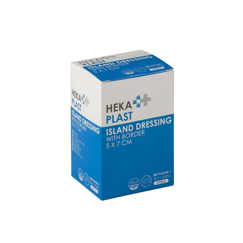 Heka -  Eilandpleister plast 5x7cm steriel