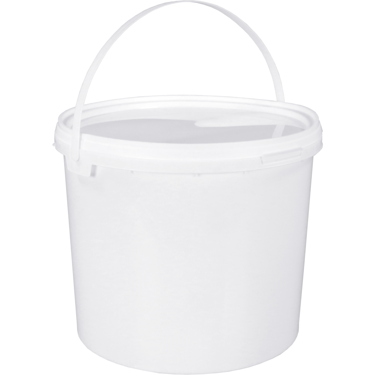 Paardekooper - Secchio | PP | 187 mm | ∅225 mm | rotondo | 5l | bianco | 30 pezzi