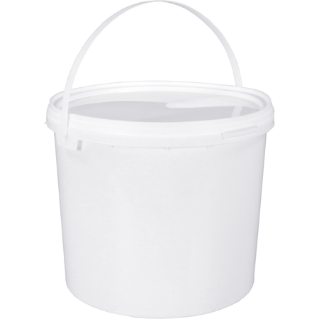 Klika -  Emmer | PP | 187mm | ∅225mm | rond | 5l | wit | 30 stuks