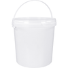 Paardekooper - Bucket | PP | 263mm | ∅270mm | round | 10l | white | 30 pieces