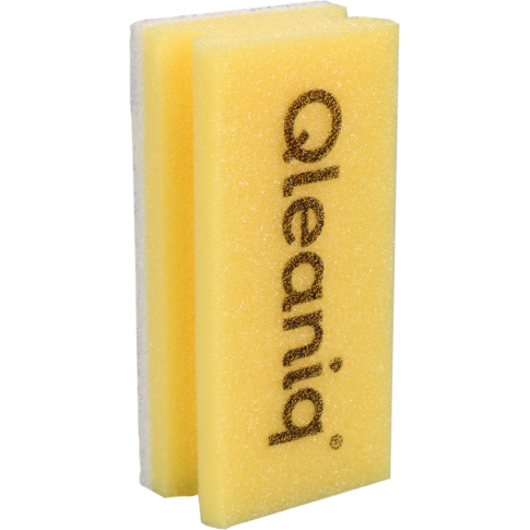 Éponge abrasive Qleaniq® | jaune | 10 morceaux