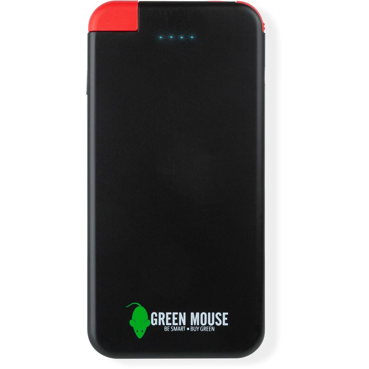 Greenmouse -   Mini powerbank, 5.000 mAh, zwart