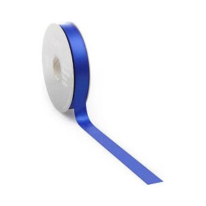 Satijnlint PREMIUM Double face 16mm x 25 meter blue