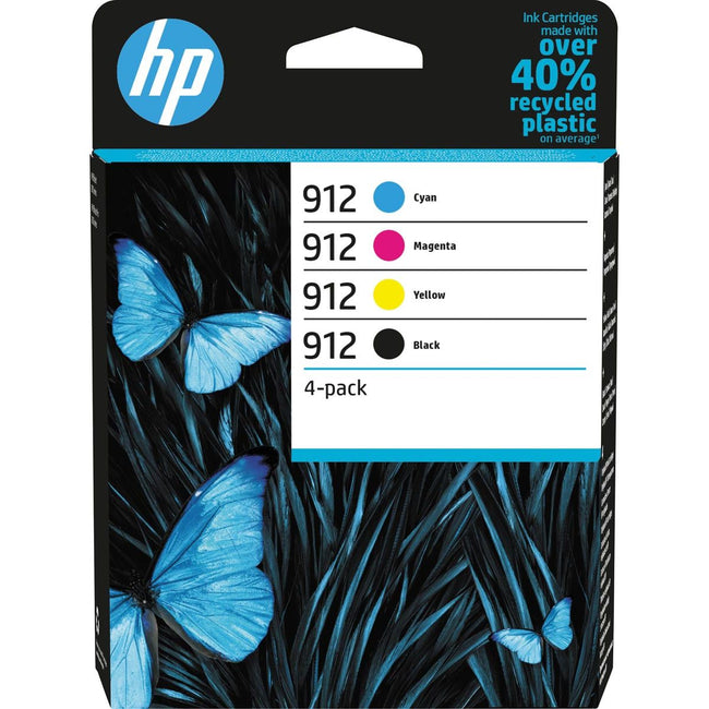 HP - Tintenpatrone 6zc74ae 912 Schwarz + 3 Farben