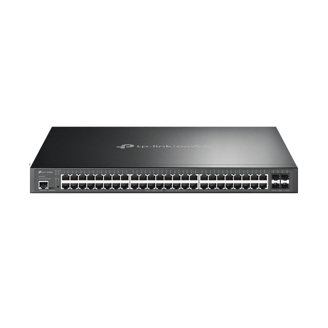 TP-LINK -   Omada SG3452XP netwerk-switch Managed L2+ Gigabit Ethernet (10/100/1000) Power over Ethernet (PoE) 1U Zwart