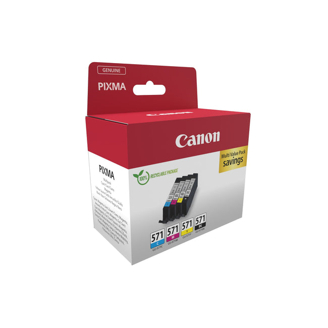 Canon - ink cartridge CLI-571, 345 pages, OEM 0386C009, 4 colors