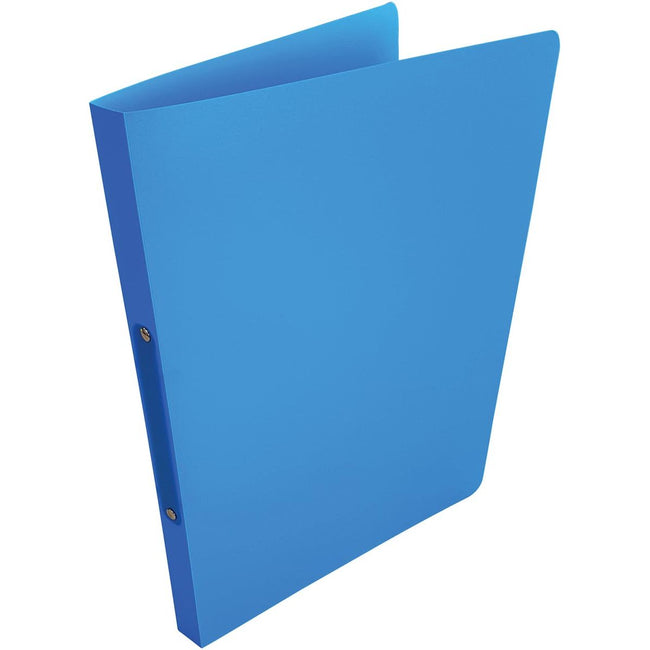 Alpha -   ringmap, voor ft A4, uit PP, 2 ringen van 16 mm, blauw