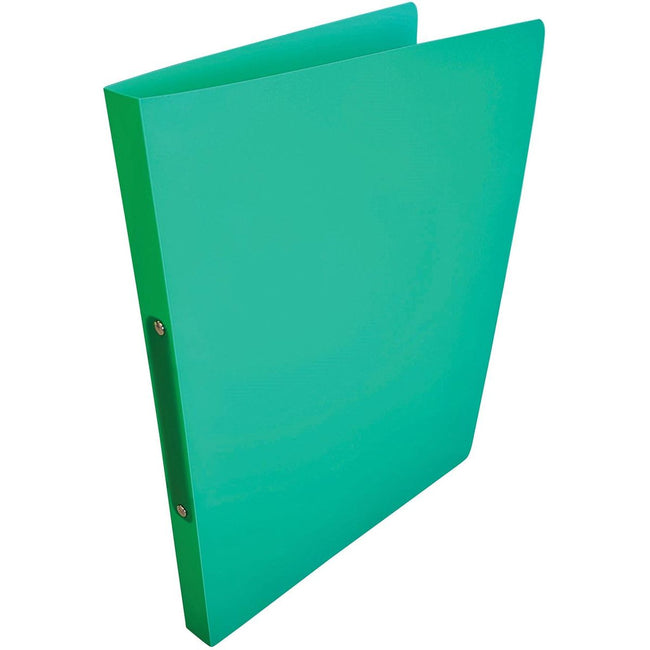 Alpha -   ringmap, voor ft A4, uit PP, 2 ringen van 16 mm, groen