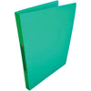 Alpha - carpeta de anillas, para pies A4, de PP, 2 anillas de 16 mm, verde