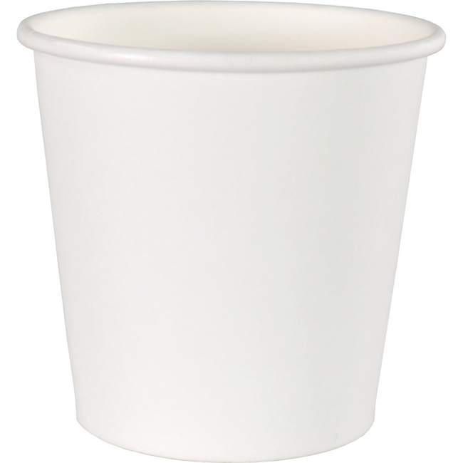 Klika - Coffee cup | Cardboard + PE | 100ml | 4oz | 60mm | white | 2000 pieces