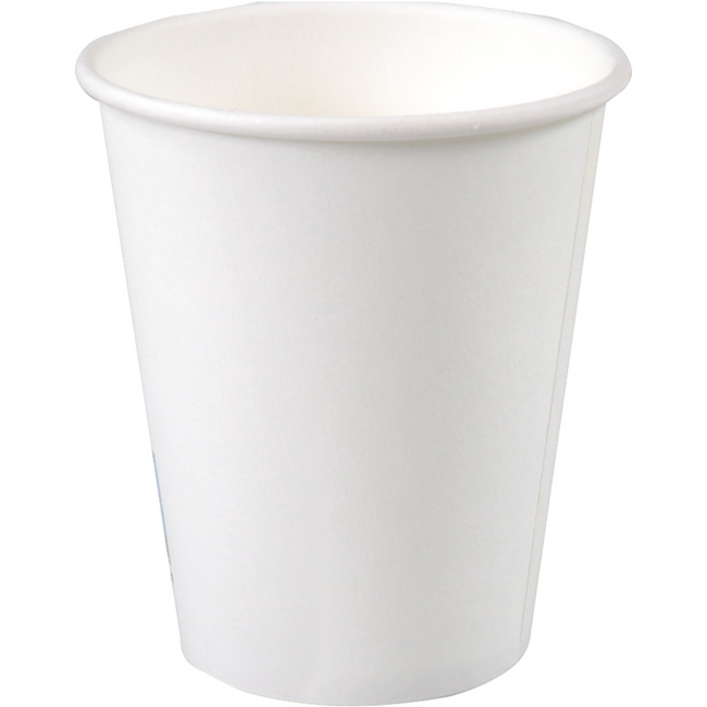 Klika - Coffee cup | Cardboard + PE | 150ml | 6oz | 80mm | white | 2500 pieces