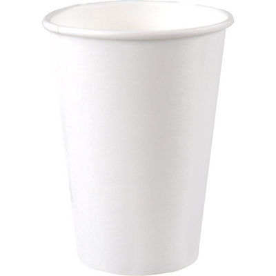 Klika - Taza café cartón 180cc BLANCO 100 piezas