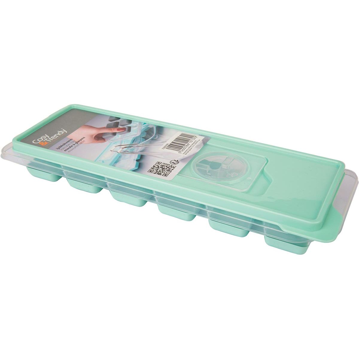 Cosy - Fresco en forma de cubito de hielo, verde transparente