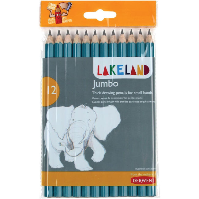 Derwent - Lakeland grafietpotlood HB, pak van 12 stuks