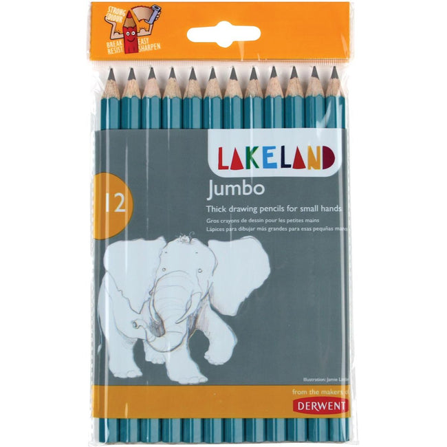 Derwent - Pencils Lakeland jumbo HB blister of 12 pieces