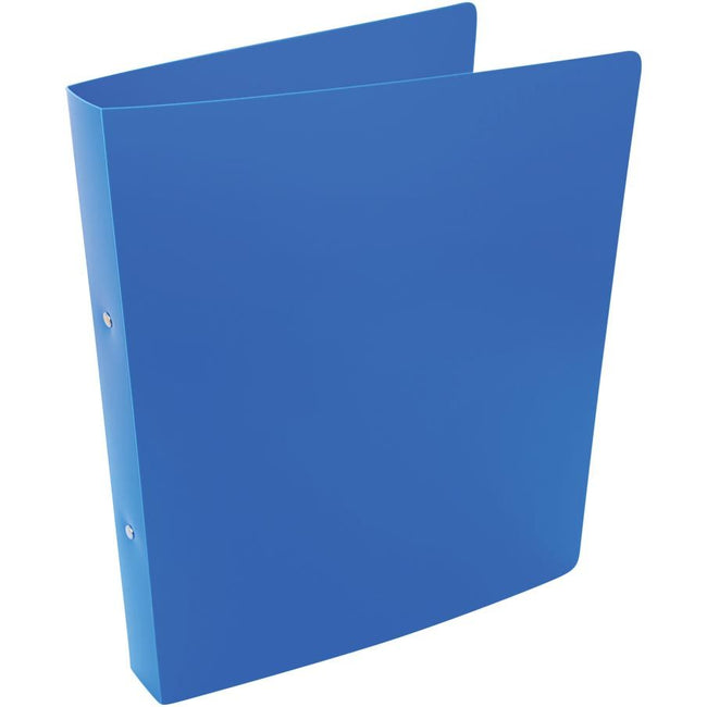 Alpha -   ringmap, voor ft A4, uit PP, 2 ringen van 25 mm, blauw