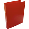 Alpha - classeur à anneaux, pour ft A4, en PP, 2 anneaux de 25 mm, rouge
