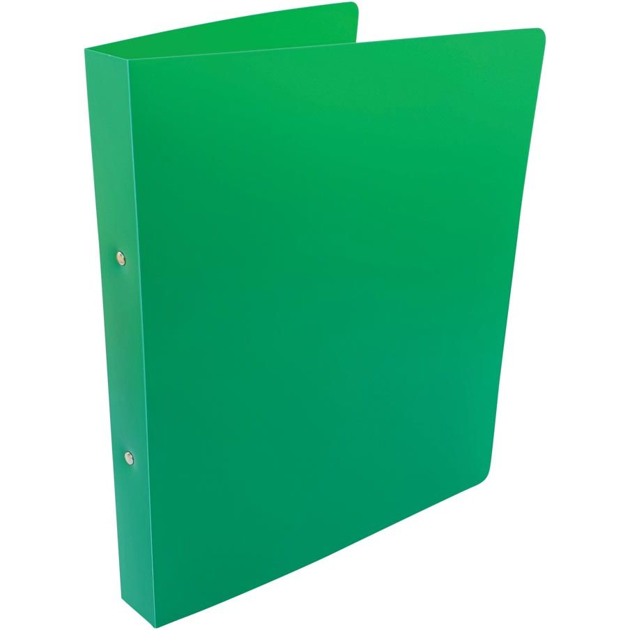 Alpha -   ringmap, voor ft A4, uit PP, 2 ringen van 25 mm, groen