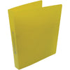 Alpha - classeur à anneaux, pour pieds A4, en PP, 2 anneaux de 25 mm, jaune