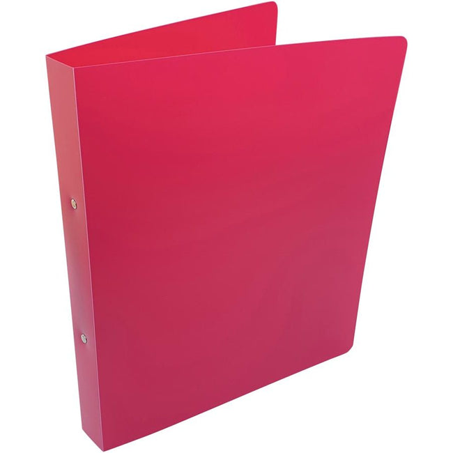 Alpha - raccoglitore ad anelli, per piedi A4, in PP, 2 anelli da 25 mm, rosa