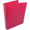 Alpha - classeur à anneaux, pour ft A4, en PP, 2 anneaux de 25 mm, rose