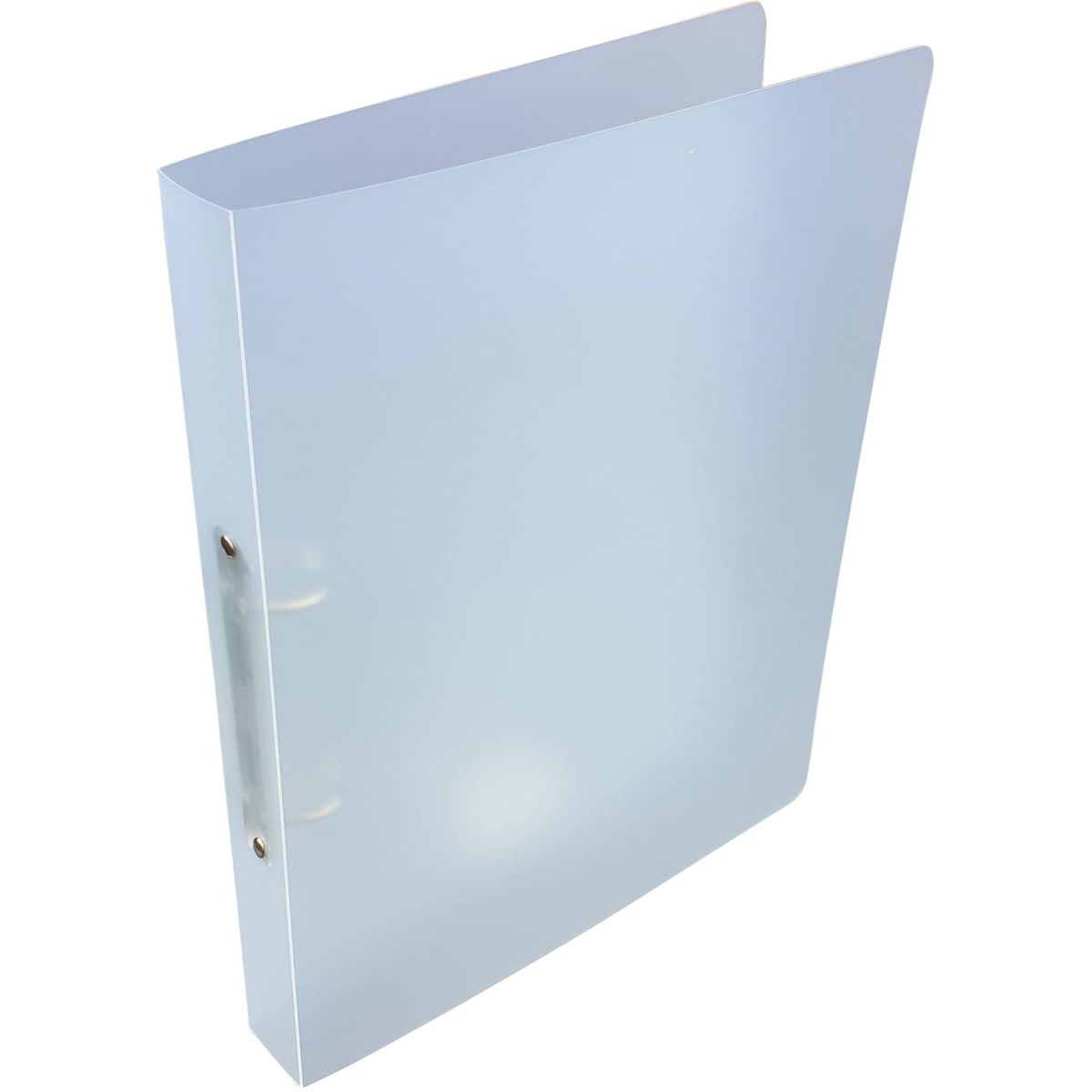 Alpha - ring binder, for ft A4, made of PP, 2 rings of 25 mm, transparent white